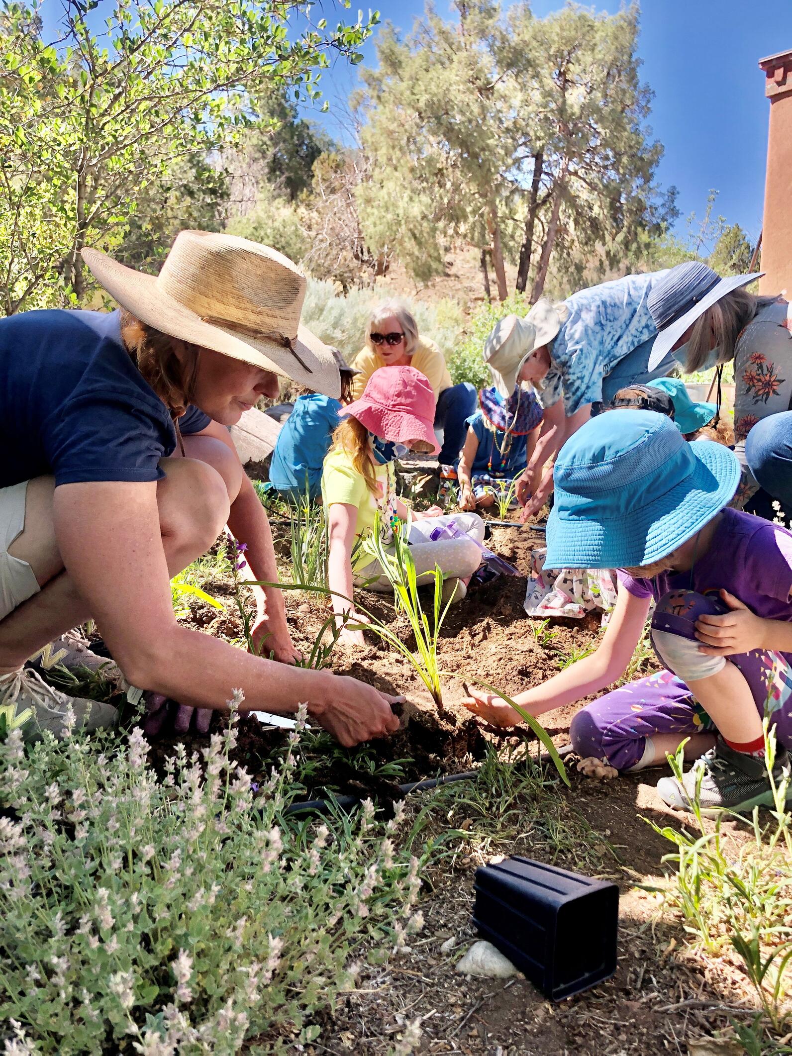 Santa Fe Master Gardeners and campers